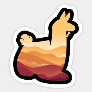 Llama Sticker